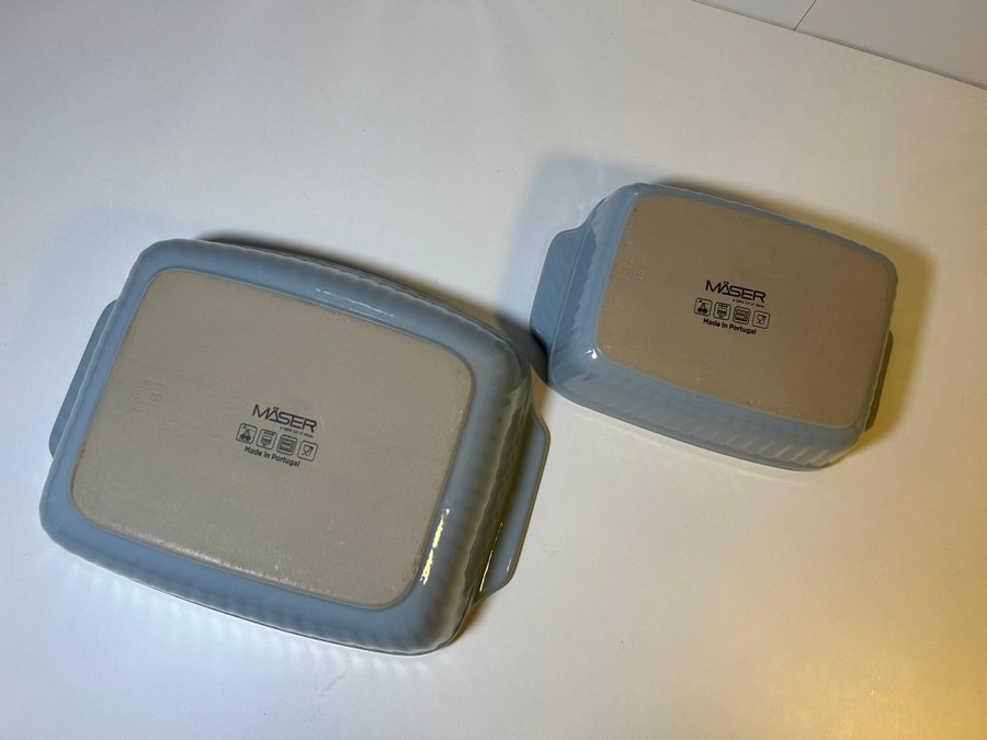 BID! Mäser Rectangular Baking Set, Cake Tin, 2 Pieces, Blue!