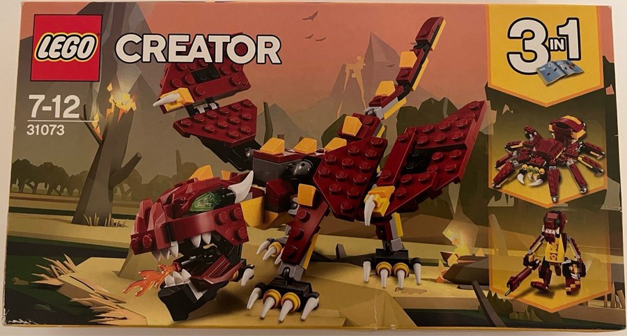 LEGO Creator 3-i-1: Draken Spindeln  Trollet