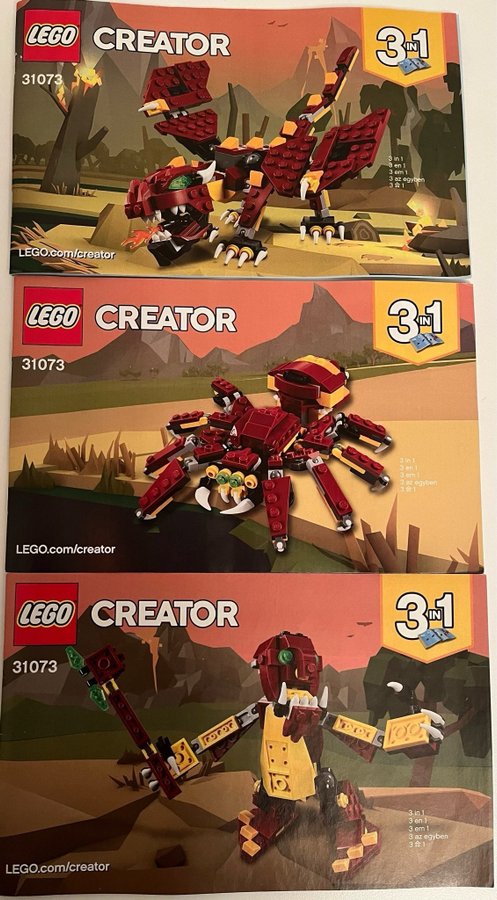 LEGO Creator 3-i-1: Draken Spindeln  Trollet