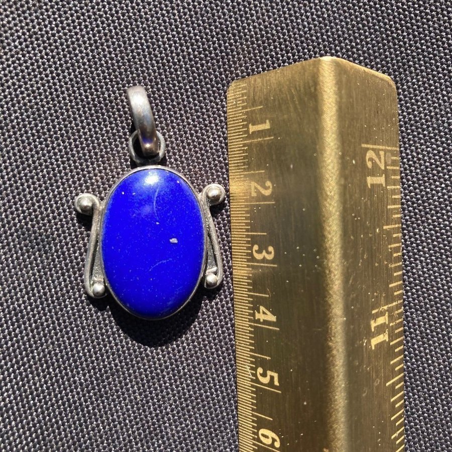 Silverhänge med Lapis lazuli 925