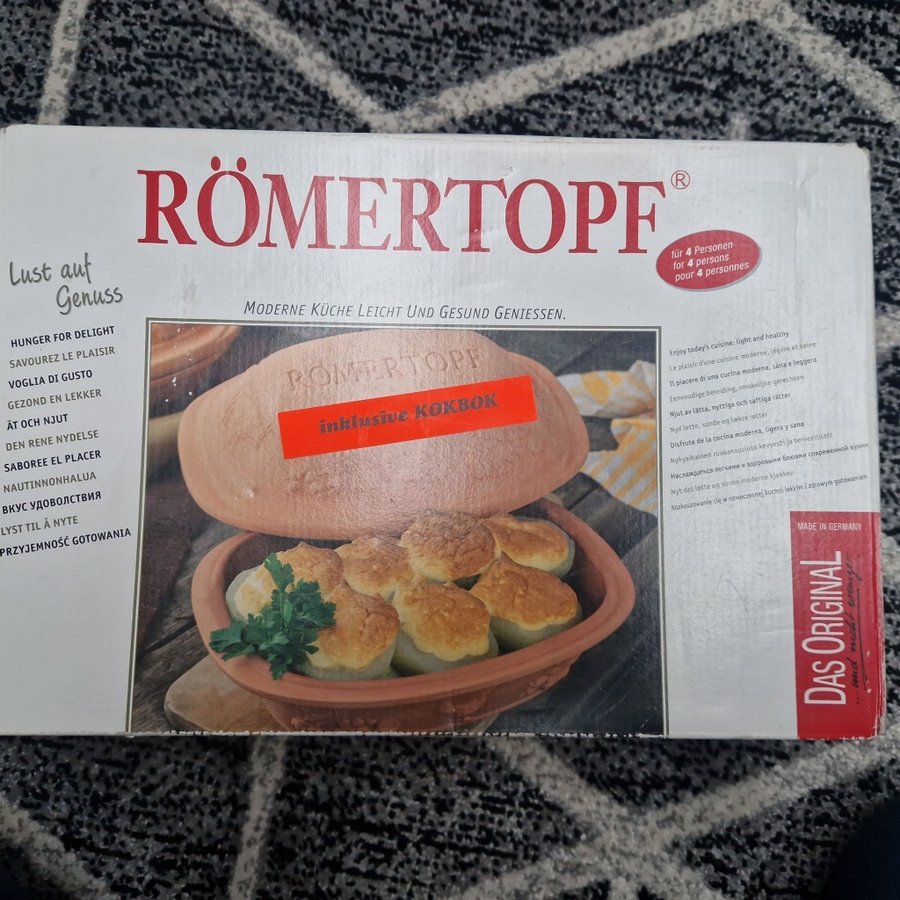 Romertopf - Gryta med lock