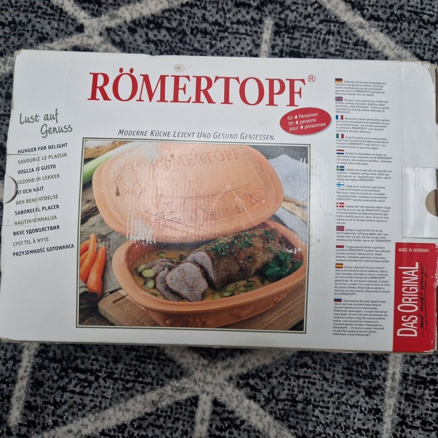 Romertopf - Gryta med lock