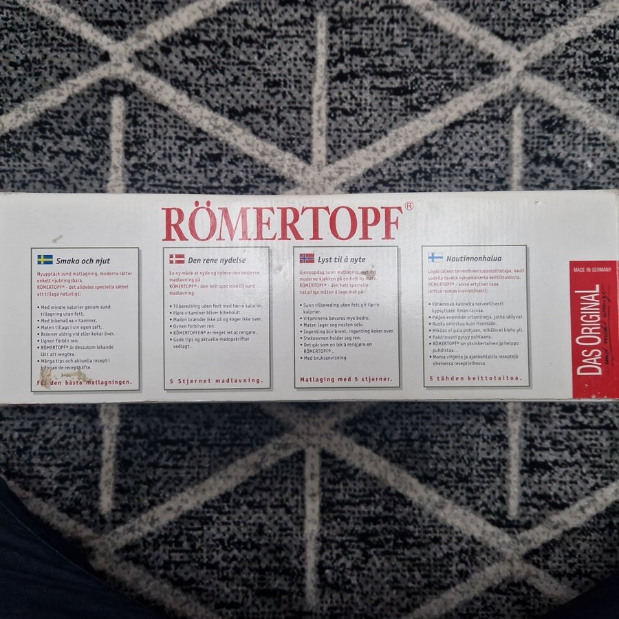 Romertopf - Gryta med lock