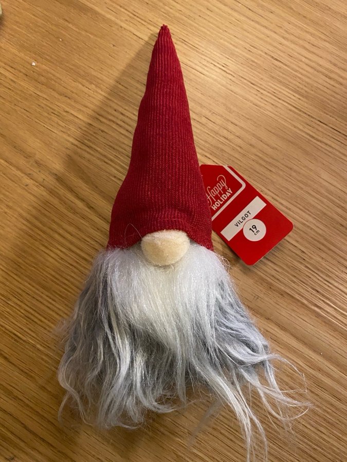 Jultomte i röd luva - Tomte - Nisse - Jultomte - Dekoration