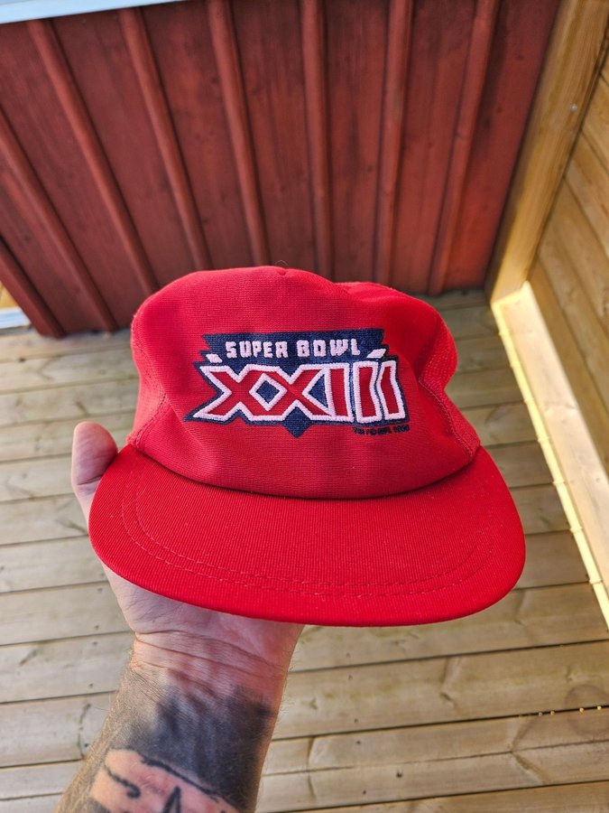 Vintage 80s super bowl Snapback keps