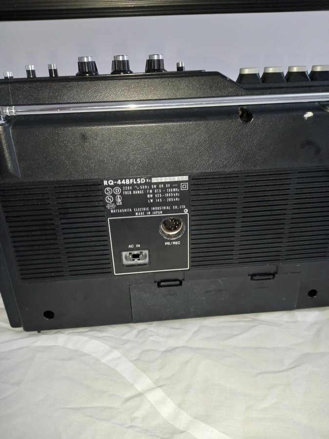 National Panasonic RQ-448FLSD Radiokassettbandspelare