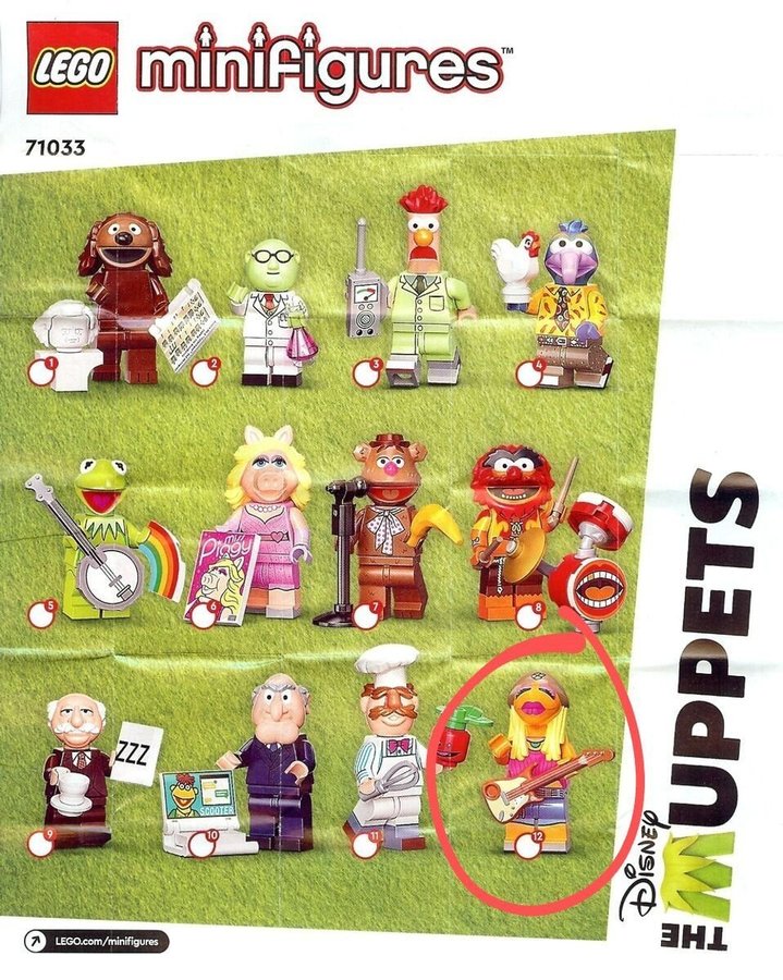 LEGO Minifigur - The Muppets - Janice - 71033