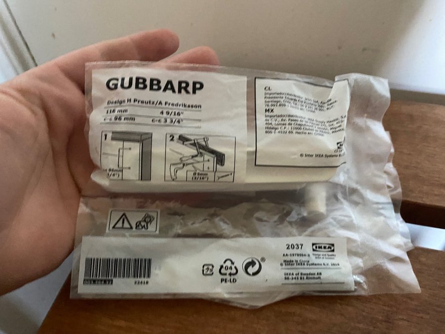 IKEA GUBBARP Dörrhandtag handtag