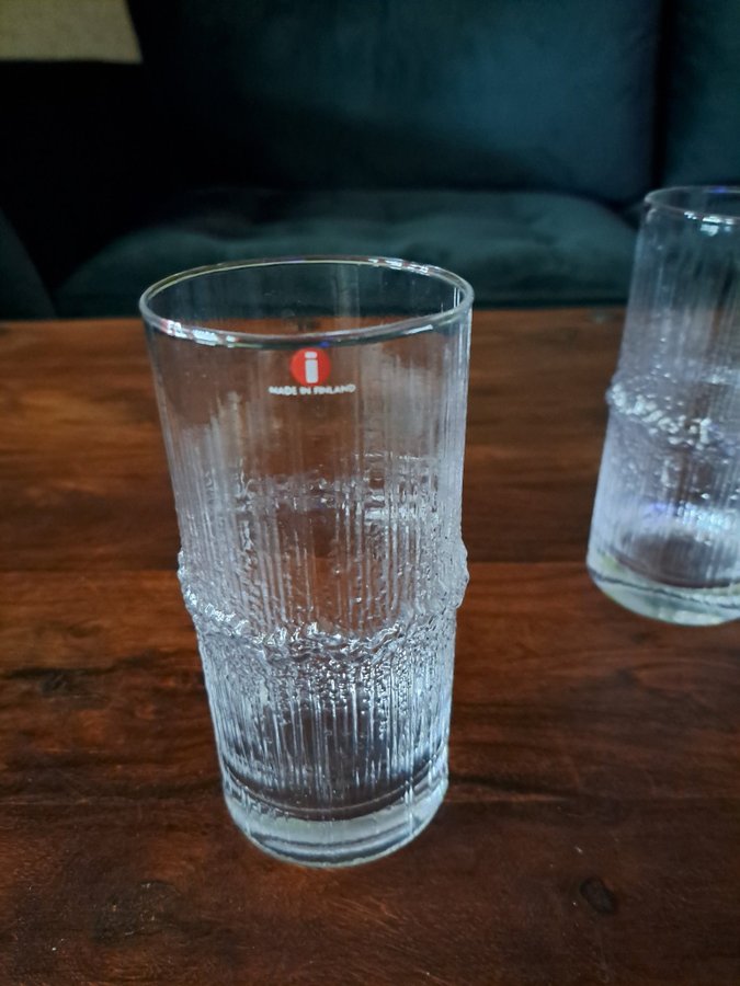 Iittala Kastehelmi 7 st Grogglas Tapio Wirkkala