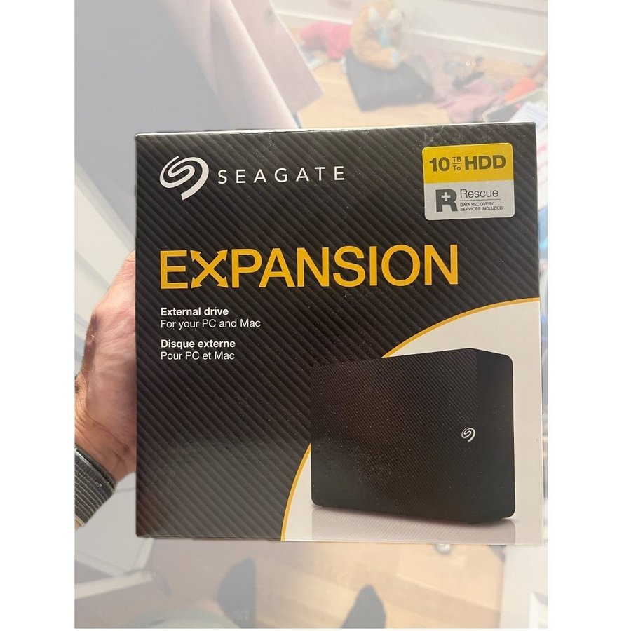 Seagate Expansion 10TB Extern Hårddisk - PC  Mac