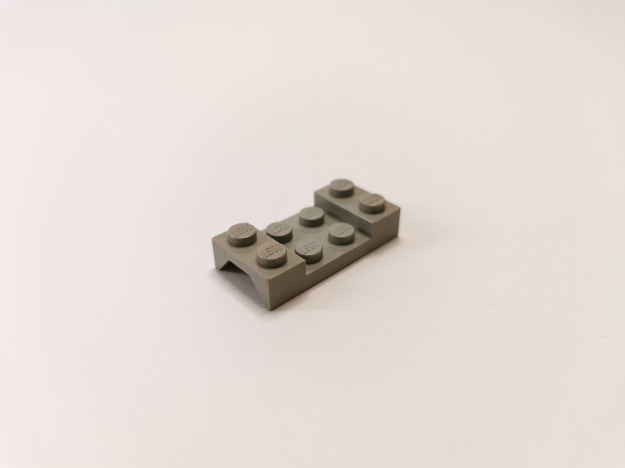 Lego - fordon - hjulhus - 2x4 - part 3788 - ljusgrå (old light gray)