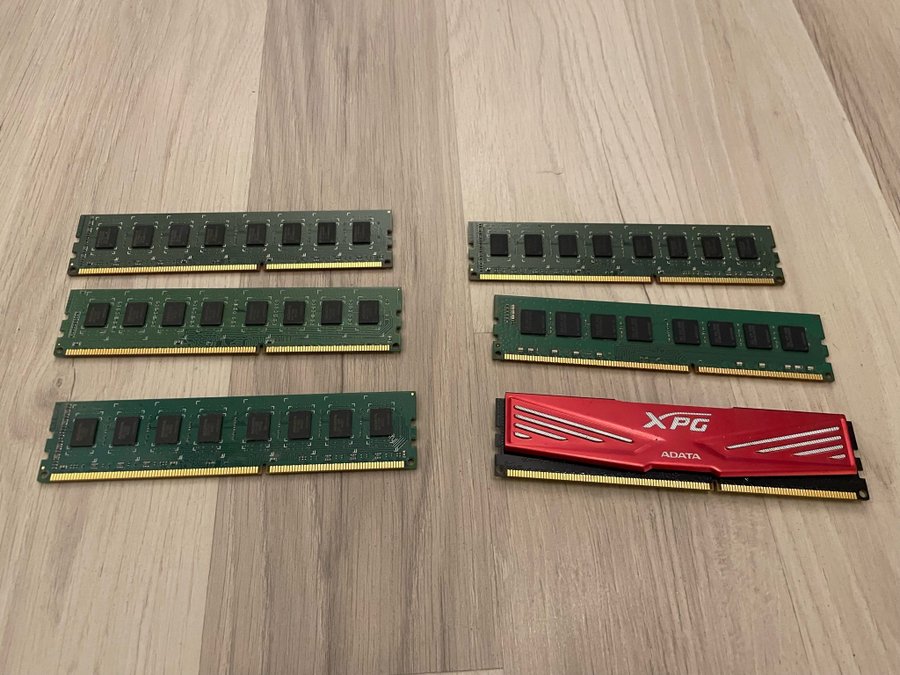 Blandade DDR 3 minnen