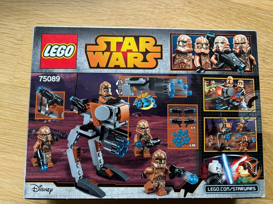 LEGO Star Wars 75089 Geonosis Troopers helt ny