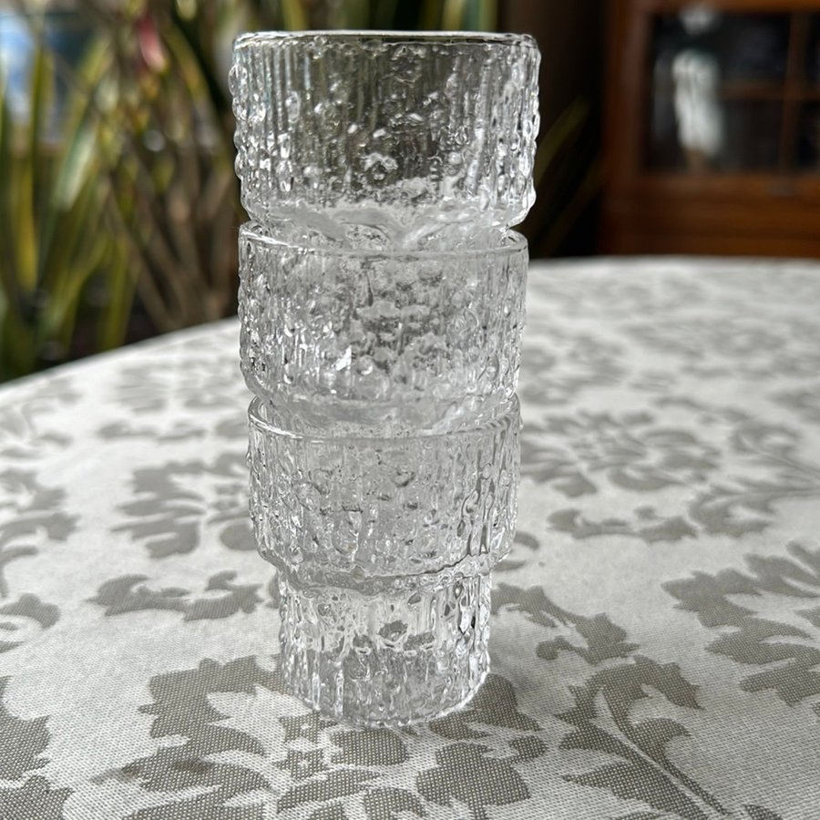 3 st snapsglas Iittala Paadar av Tapio Wirkkala