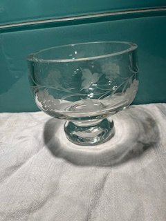 Glasskål Rejmyre "Vinranka" 12 cm hög