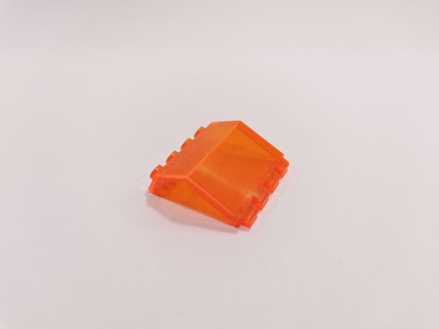 Lego - transparent - hinge - part 2582 - trans neon orange