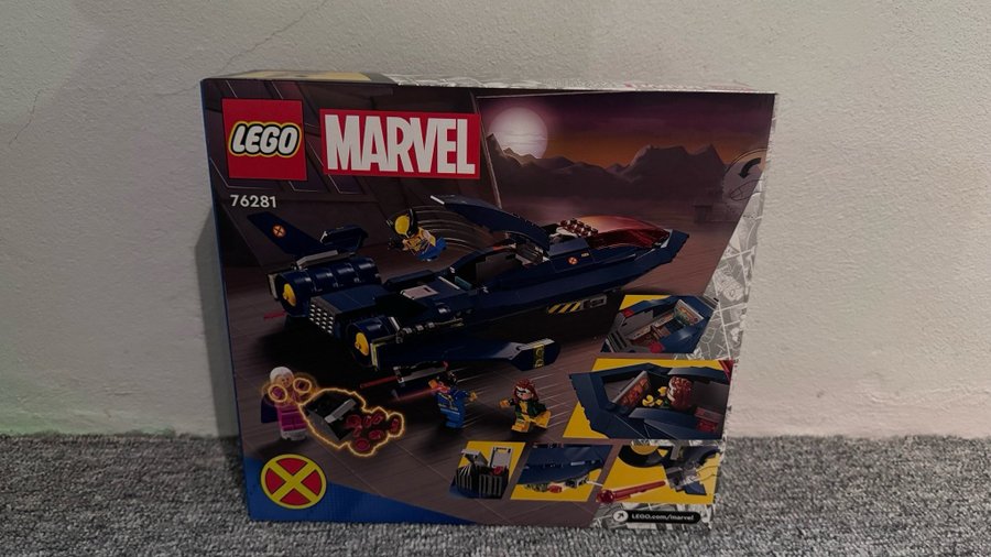 Uåbnet - LEGO Marvel 76281 X-Men X-Jet