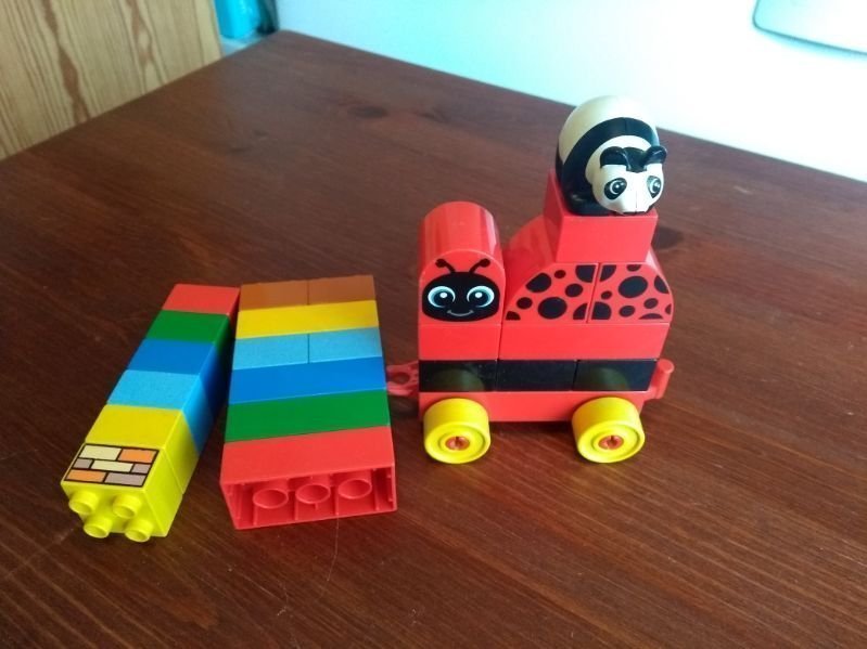 Lego Duplo Byggstenar med Panda och Koja 300 gram