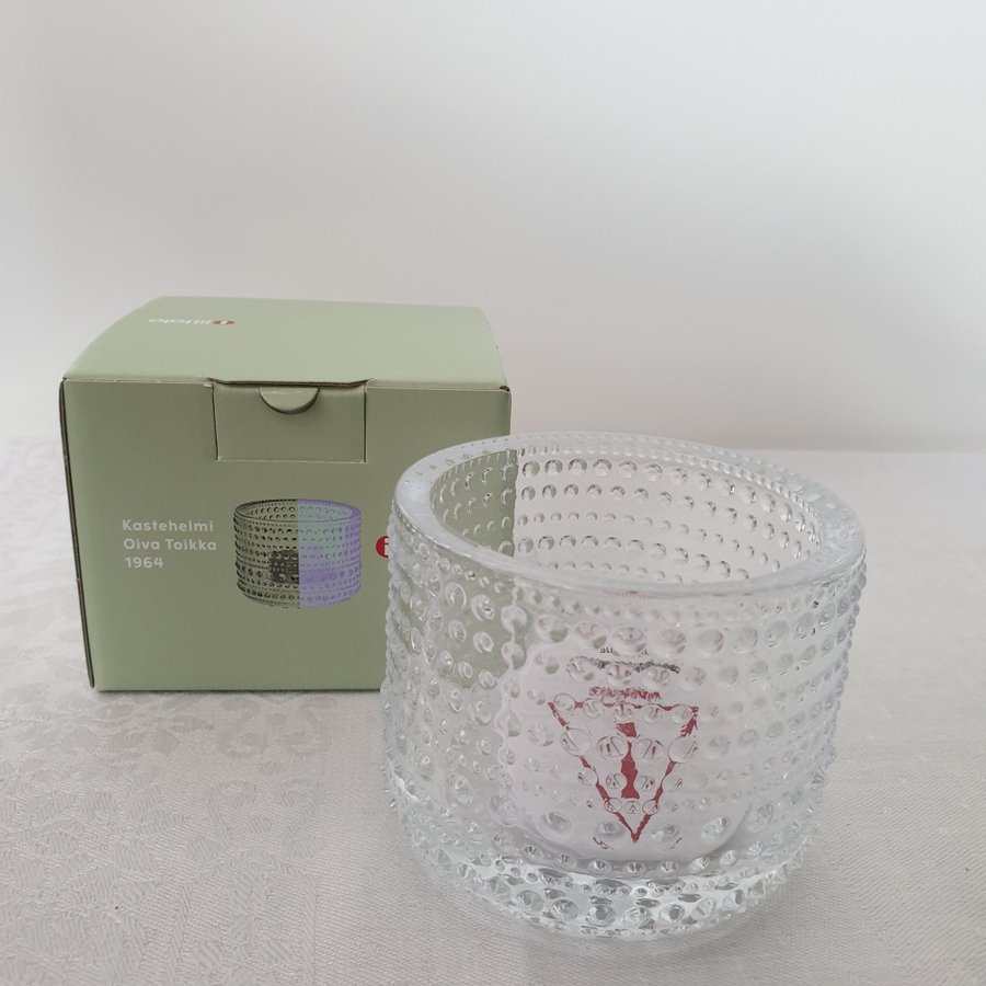 Ny Iittala Kastehelmi ljuslykta 64 mm i färgen klar