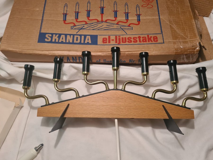 Skandia el-ljusstake nr 130 60-tal