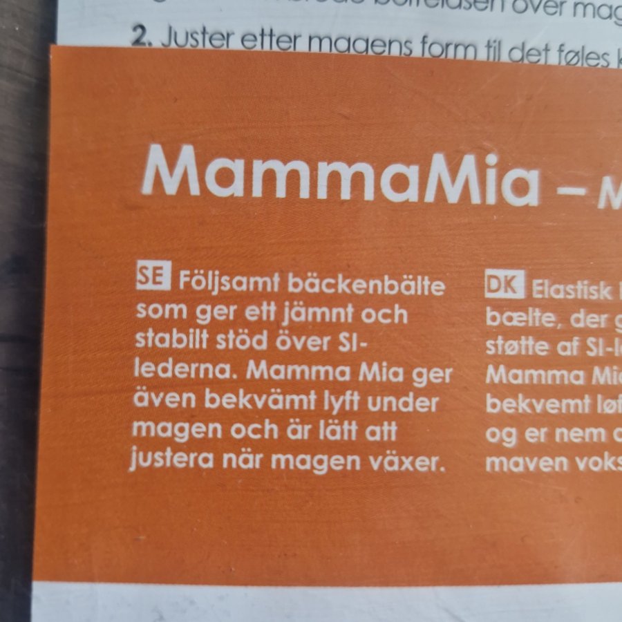 MammaMia - Graviditetsbälte Storlek L