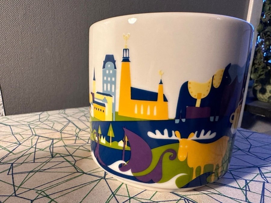 Sweden starbucks mugg mug cup you are here collection 414 ml