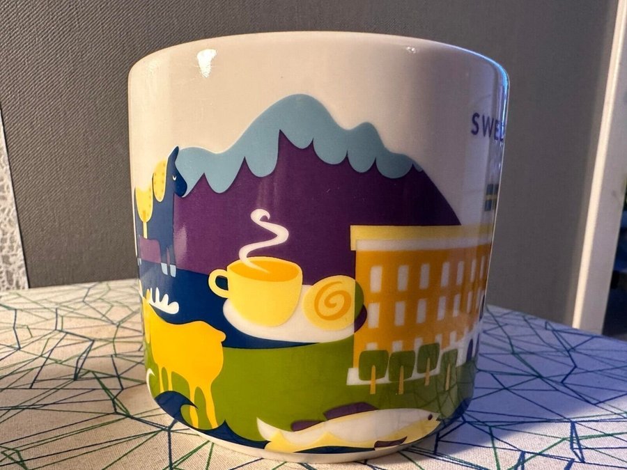 Sweden starbucks mugg mug cup you are here collection 414 ml