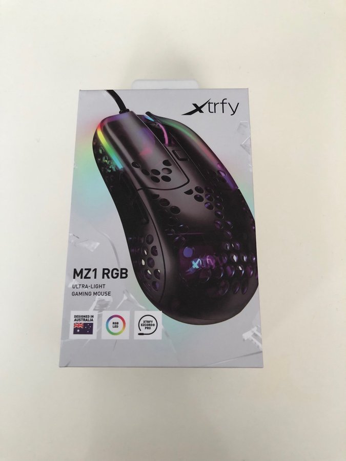 XTRFY MZ1 RGB, Gamingmus, datormus, OANVÄNT!