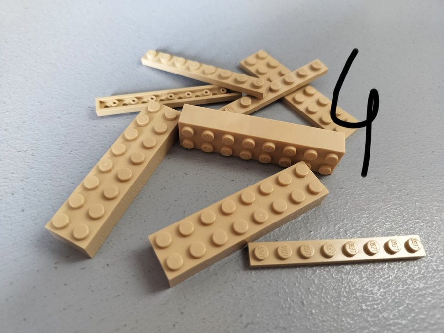 LEGO Klossar Beige