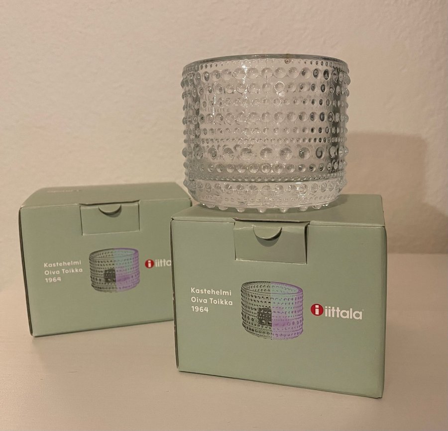 Iittala Kastehelmi Tealight Candle Holders