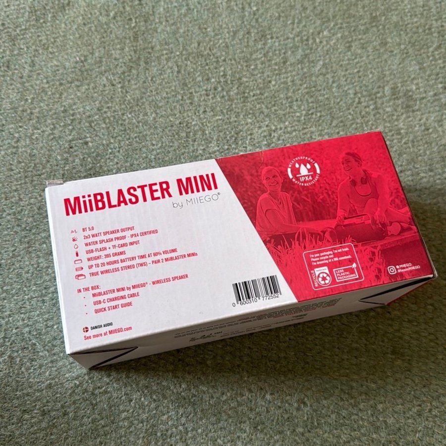 Bärbar högtalare MiiBLASTER Mini