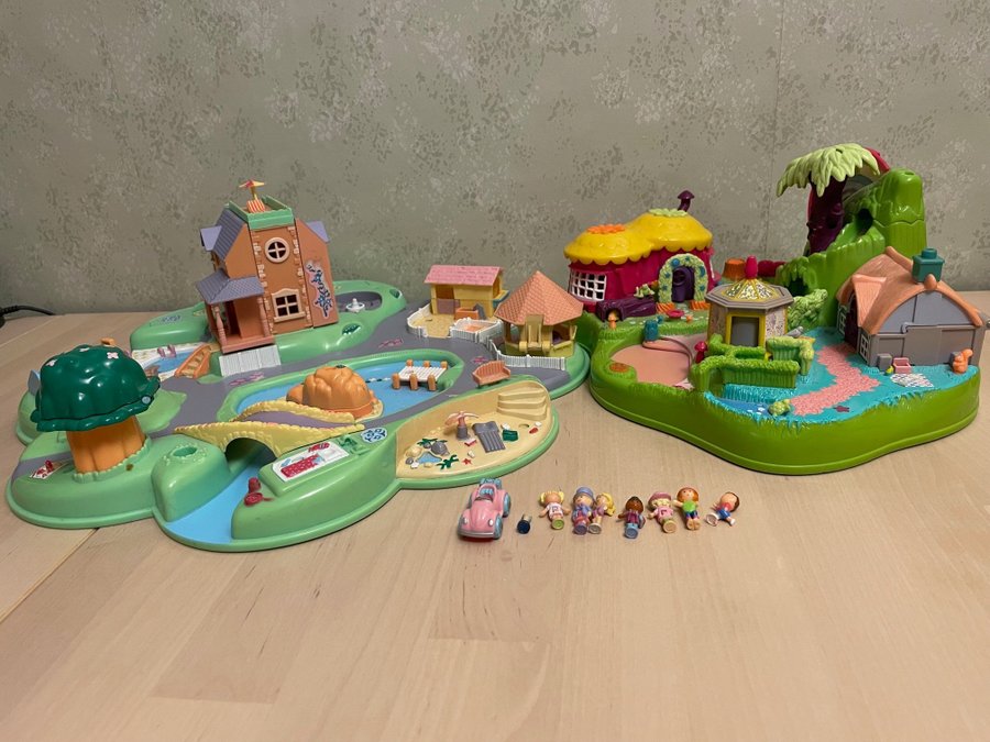 2 st Polly pocket set 90-tal