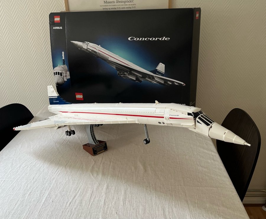 LEGO Concorde flygplan