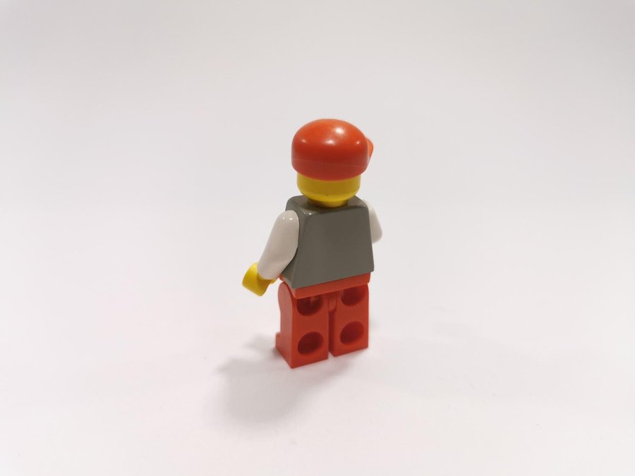 Lego - minifigur - city - stad - sjöräddning - vit / grå