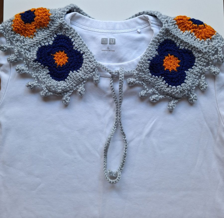 Handmade crochet collarl