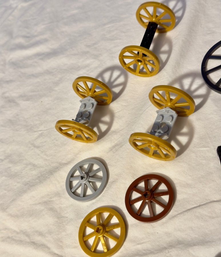 Lego Hjul  Däck: Wagon Wheels Rubber Balloon Wheels Tires with axle