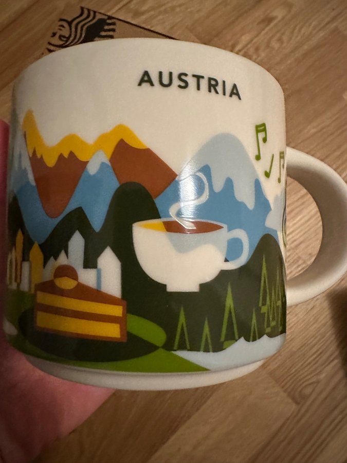 Helt ny starbucks mugg Österrike