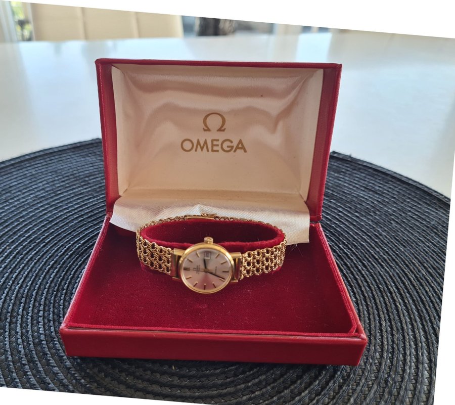 OMEGA Automatic Genève 18k guld klocka totalvikt på klockan33g