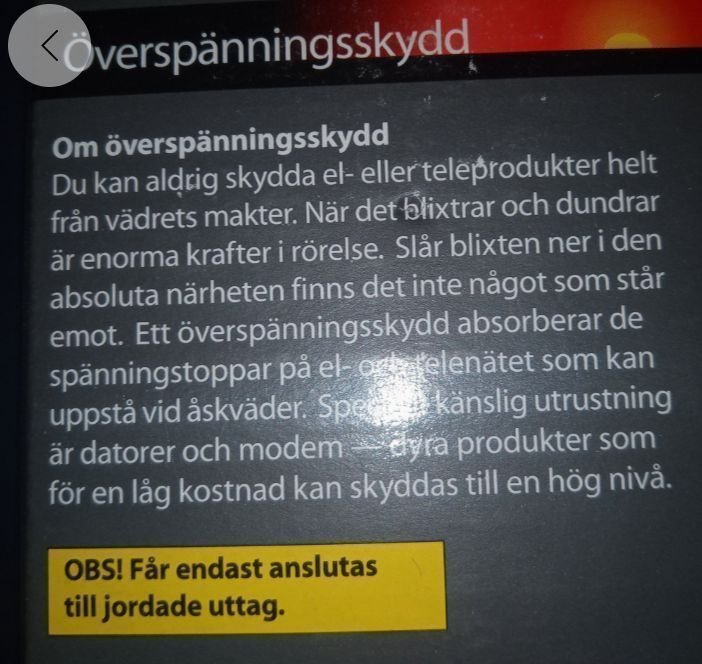 Var stannar elpriset? !!! Spara elektronik med åskskydd!! Frakt från 14kr/st