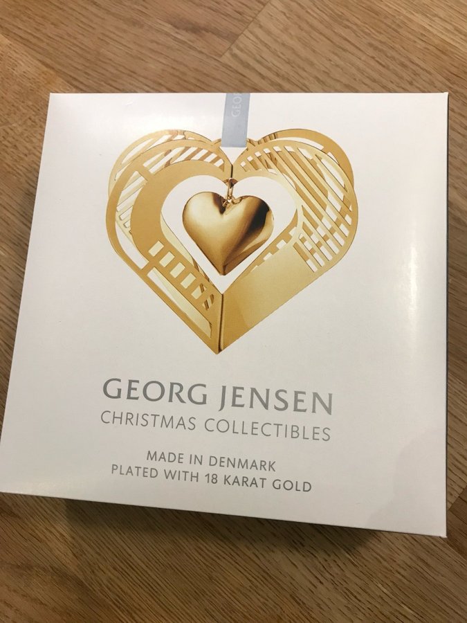 Georg Jensen jul Juleuro 2019 hjärta christmas collectibles