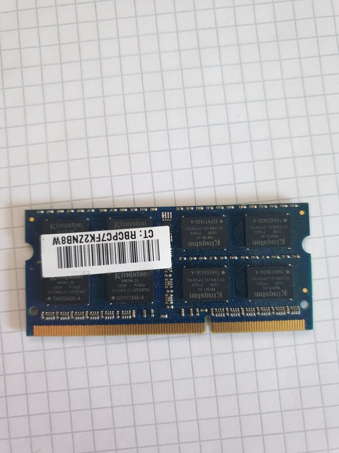 Kingston 2 Gb DDR3 SO-DIMM PC3-10600