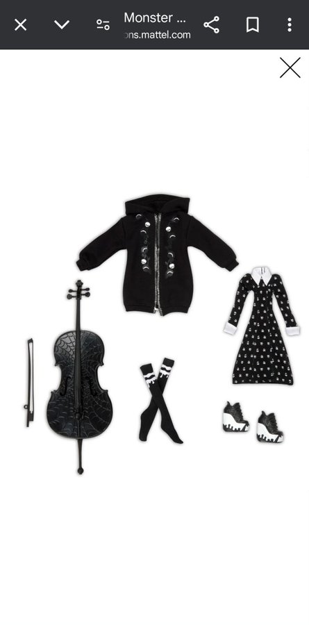 Monster High x Wednesday Addams - Paint It Black Fashion Pack