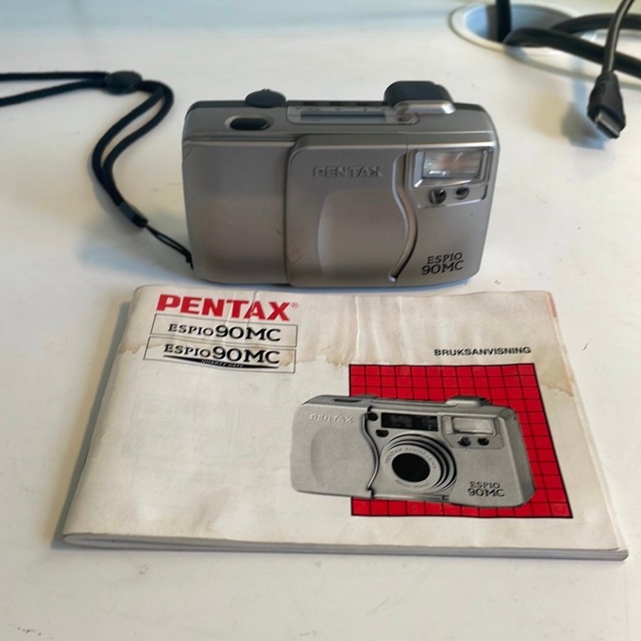 Pentax Espio 90MC Kamera med instruktionsbok