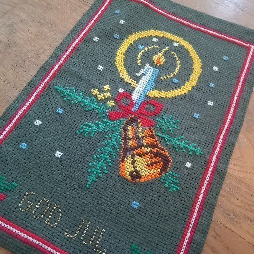 RETRO 70 TAL HANDBRODERAD-CHARMIG JULVEPA