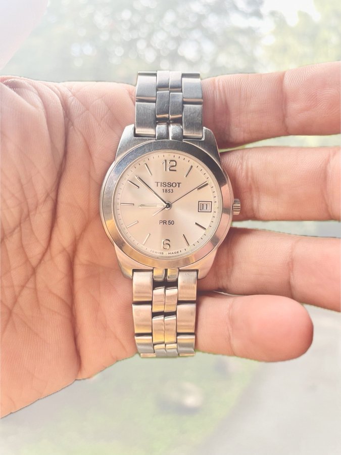 Tissot PR 50 extra thin dial