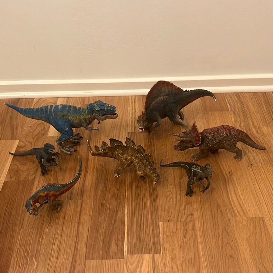 Schleich dinosaurier 7 st