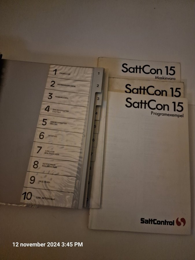 SattCon 15 Programmering  Programexempel