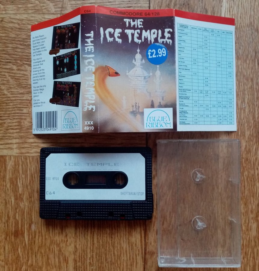 The Ice Temple (Blue Ribbon) ->TESTAD<- Commodore 64 / C64 Spel