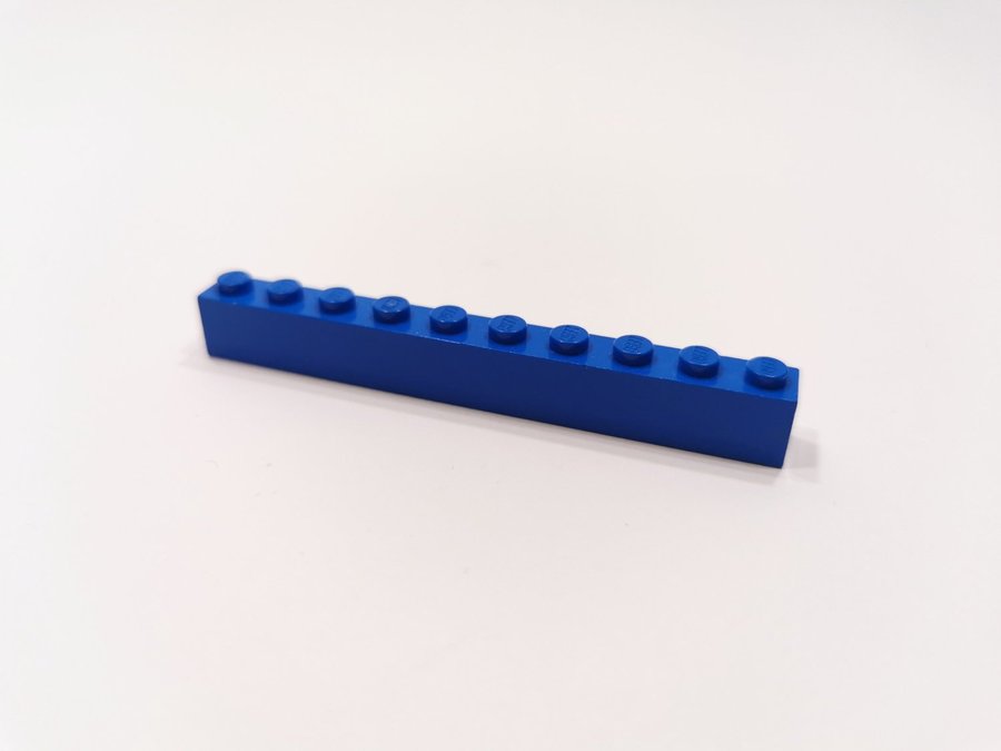 Lego - brick - bas - 1x10 - part 6111 - blå