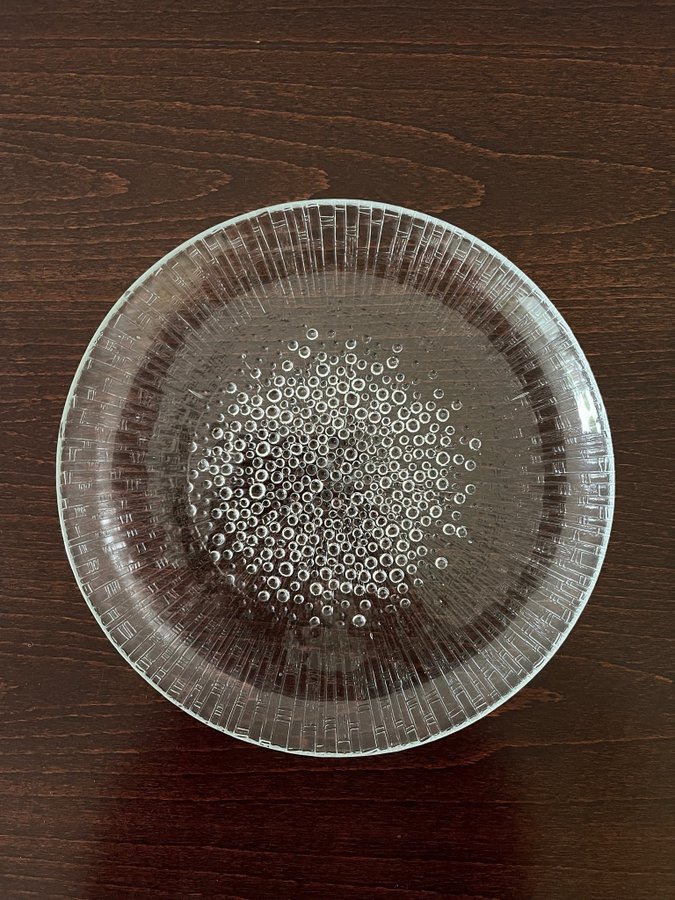 IITTALA ULTIMA THULE TAPIO WIRKKALA FINLAND KONST GLAS TALLRIK MATTALLRIK FAT